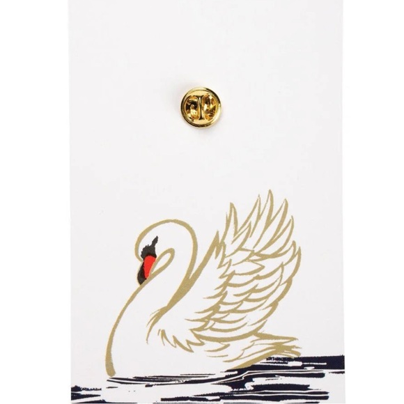 NWT You Are Naturally Beautiful When You Are Swan Enamel Pin, Great Gift! 🎁 - Picture 3 of 6